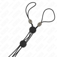 Kink Nipple Clamps with Black Elastic for Sensual Control