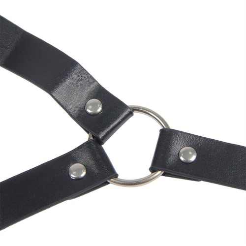 Sublime Men's Chest Nipple Clamps with Leather Strap
