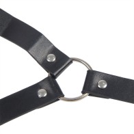 Sublime Men's Chest Nipple Clamps with Leather Strap