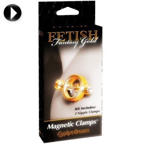 Luxury Magnetic Nipple Clamps for Enhanced Pleasure