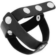 Leather Chastity Pouch for Testicles