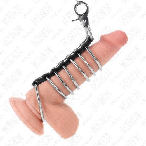 Kink 7 Metal Penis Rings for enhanced stimulation