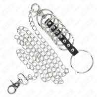 Kink 7 Metal Penis Rings for enhanced stimulation