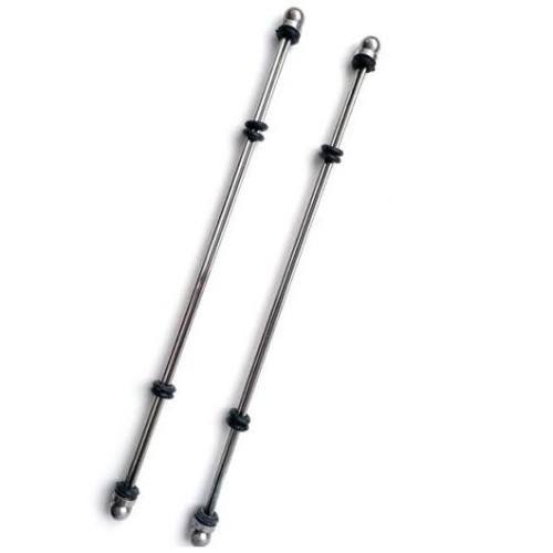 Double Metal Bars for Nipple and Clitoris Stimulation