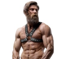 Crossed Chest Harness with Studs for Men
