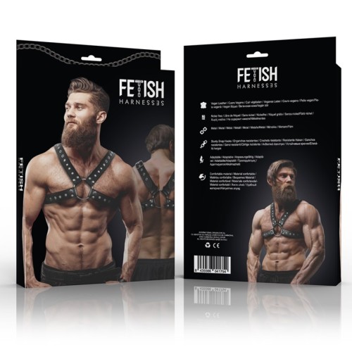 Crossed Chest Harness with Studs for Men