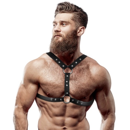 Eco-Leather Chest Harness for Enhanced Confidence