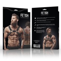 Adjustable Eco-Leather Bulldog Harness for Men