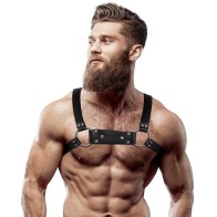 Bulldog Eco-Leather Chest Harness for Men