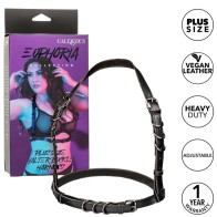 Arnés Halter Plus Size Euphoria Negro
