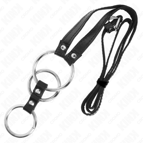 Kink Triple Metal Penis Ring for Ultimate Intensity