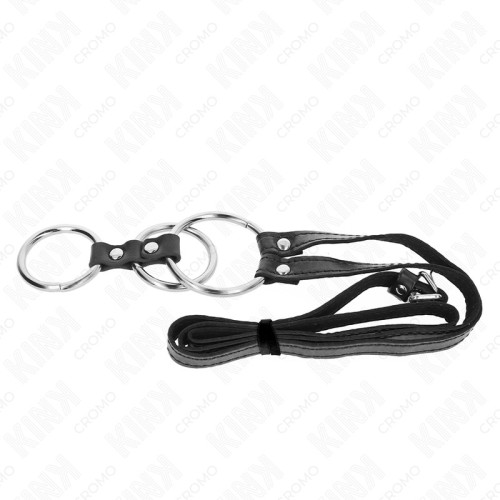 Kink Triple Metal Penis Ring for Ultimate Intensity