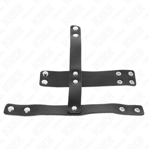 Kink Adjustable Leather Cock Ring for Enhanced Pleasure