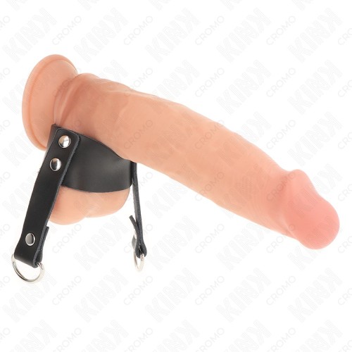 Kink D-Shaped Penis Ring 18.5x3.3 cm