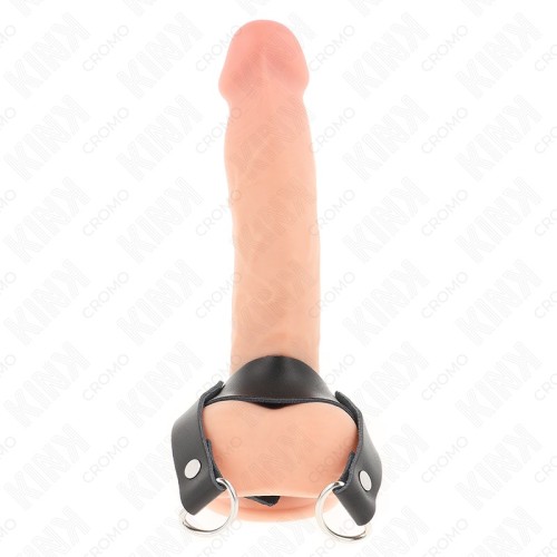 Kink D-Shaped Penis Ring 18.5x3.3 cm