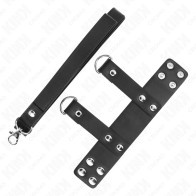 Kink Adjustable Leather Penis Ring - Engaging Pleasure