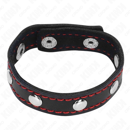 Kink Leather Penis Ring with Spikes