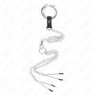 Kink Triple Metal Penis Ring for Control and Pleasure
