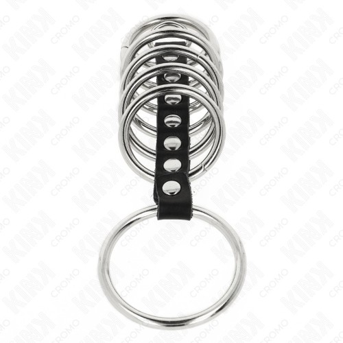 Kink 7 Metal Penis Rings Set