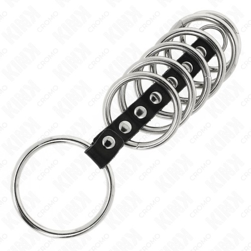 Kink 7 Metal Penis Rings Set