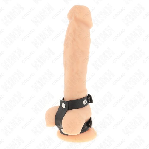 Kink Adjustable Double Penis Ring - Pleasure and Control