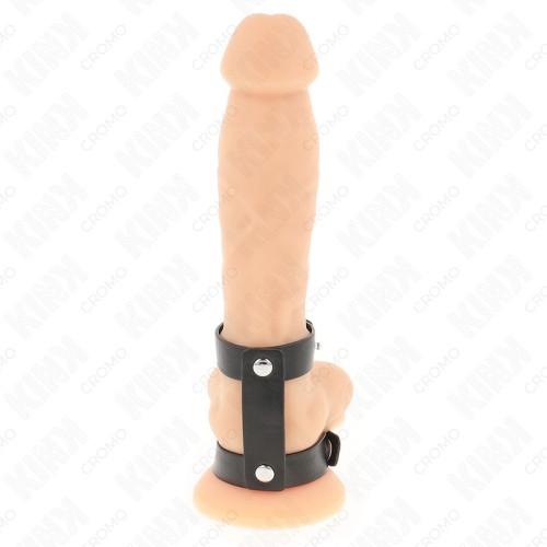 Kink Adjustable Double Penis Ring - Pleasure and Control