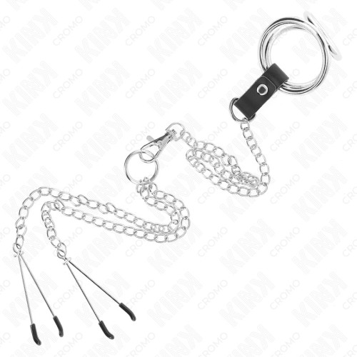 Kink Triple Metal Penis Ring - Control and Stimulation