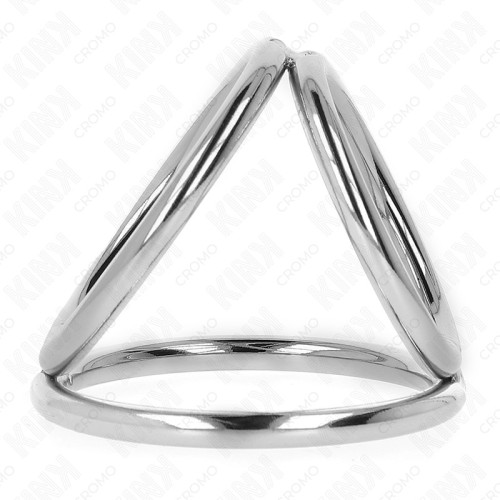Kink Triple Metal Cock Ring - Ultimate Pleasure