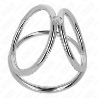 Kink Triple Metal Cock Ring - Ultimate Pleasure