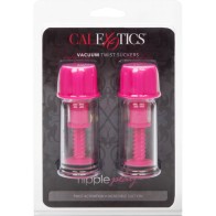 Vaccum Twist Nipple Stimulators Pink