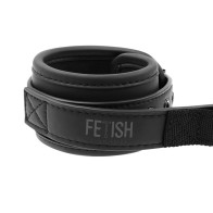 Fetish Submissive Vegan Leather Handcuffs for BDSM Play