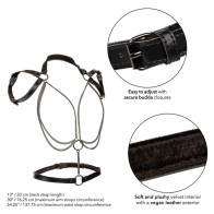 Euphoria Plus Size Halter Harness with Multi Chains
