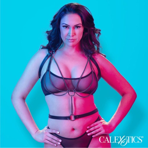 Euphoria Plus Size Halter Harness with Multi Chains