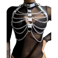 Subblime Chest Harness with Rings and Chains