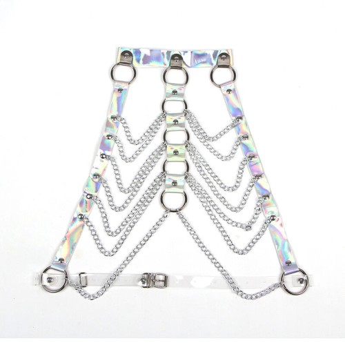 Subblime Chest Harness with Rings and Chains