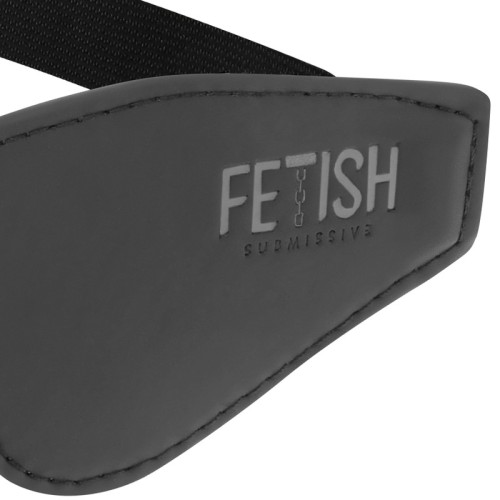 Vegan Leather Eye Mask for BDSM Play