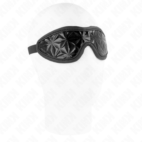 Kink Diamond Pattern Black Mask