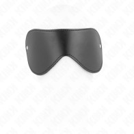 Kink Faux Leather Eye Mask for Sensual Bondage Play