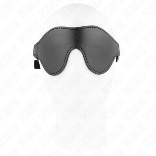 Kink Faux Leather Blindfold | Sensual BDSM Accessory