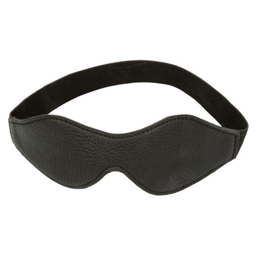 Nocturnal Black Leather Eye Mask - Sensory Play