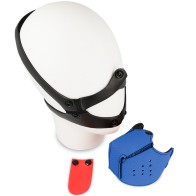 Blue Dog Muzzle for Fetish Play