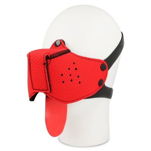 Red Dog Muzzle for BDSM Play