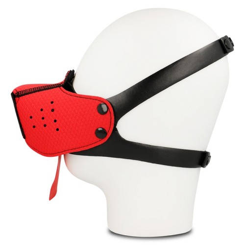 Bozal Perro Rojo para Juegos BDSM