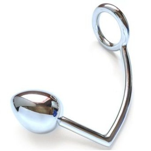 Anal Loop Ring with Hook 50mm - Enhanced Sensation