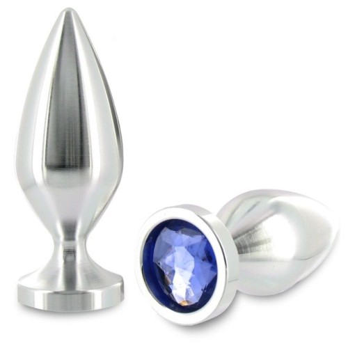 Small Polished Aluminum Anal Plug 5.71 cm