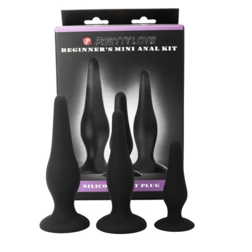 Anal Training Kit - Silicone Plugs for Beginners