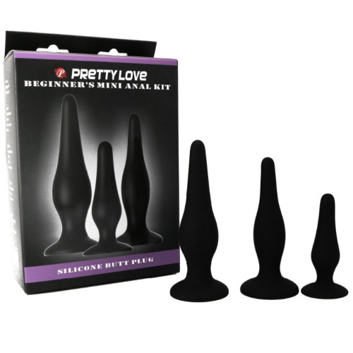 Anal Training Kit - Silicone Plugs for Beginners