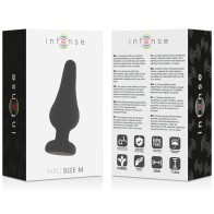 Intense Anal Plug Pipo M Silicone Black 11 cm - Ultimate Pleasure