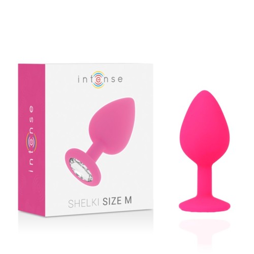 Intense Shelki M Anal Plug Fuchsia