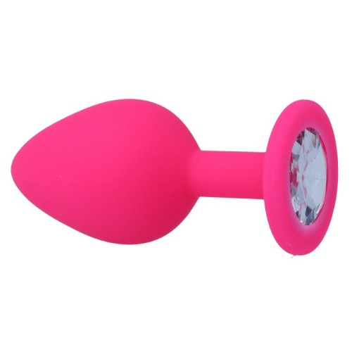 Intense Shelki M Anal Plug Fuchsia